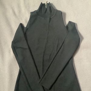 Black off the shoulder top